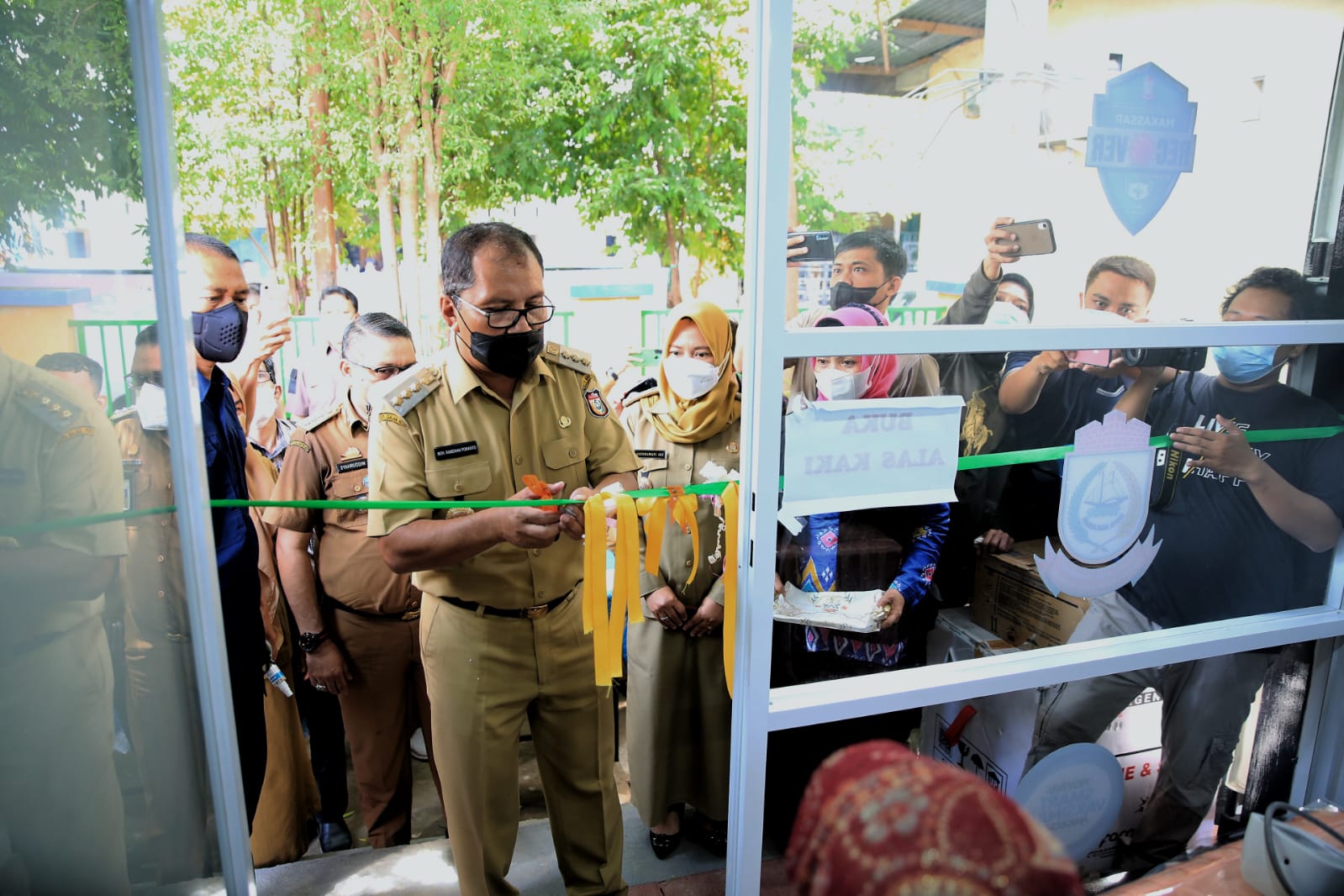 Danny Resmikan Vaksinasi Sapu Jagad 100 RT 100 Persen Tiap Hari